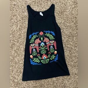 Dala horse tank top
